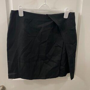 Black Boohoo Mini Skirt